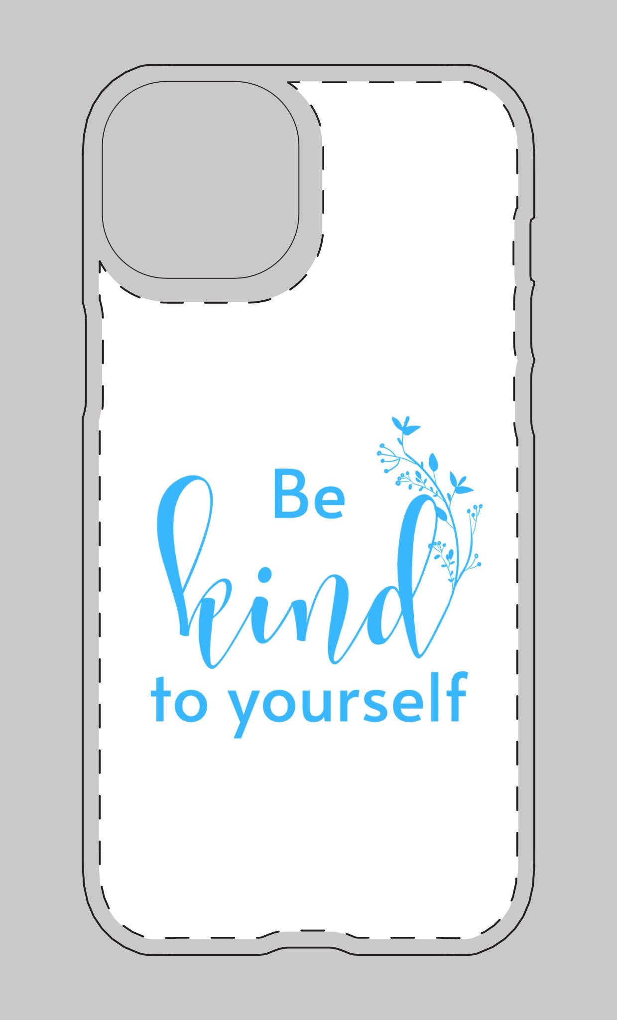 Be Kind to Yourself (blue ink) Tough Magnetic Cases