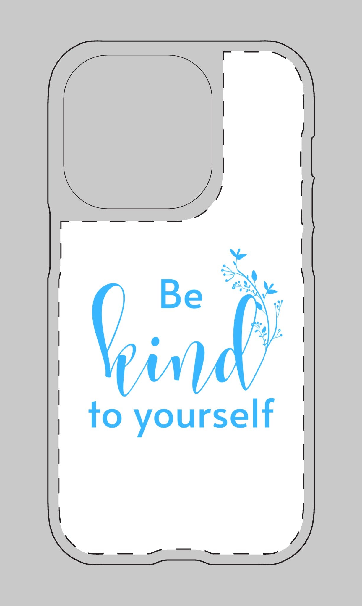 Be Kind to Yourself (blue ink) Tough Magnetic Cases