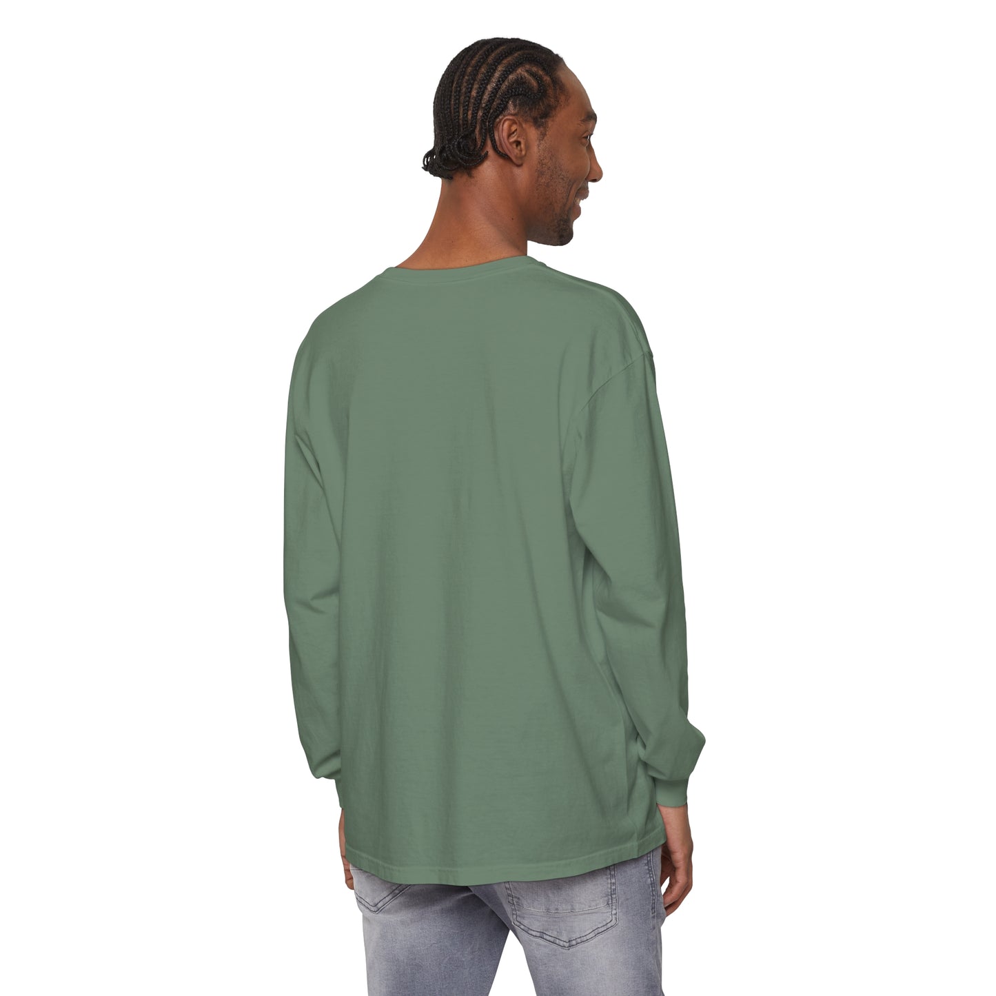Let's Stay Home Unisex Garment-dyed Long Sleeve T-Shirt