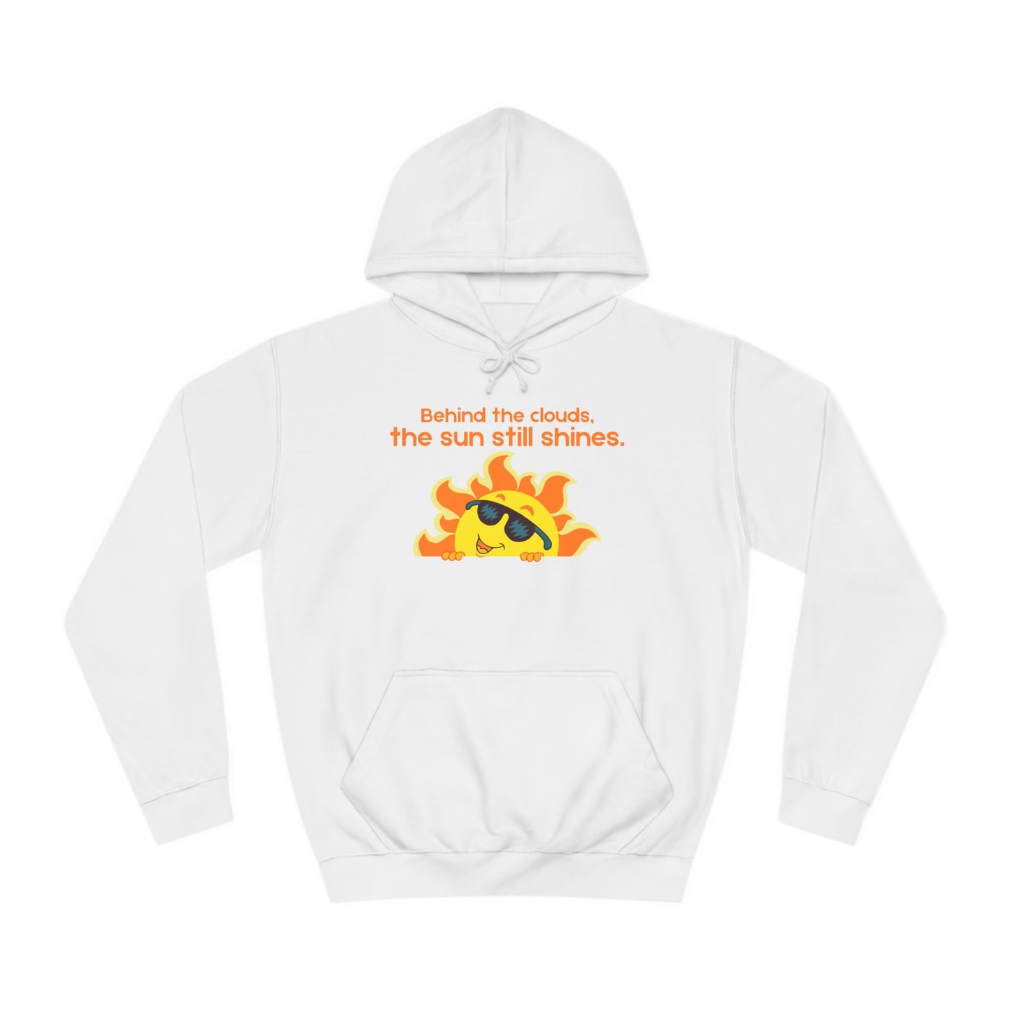 Behind the Clouds Unisex College Hoodie