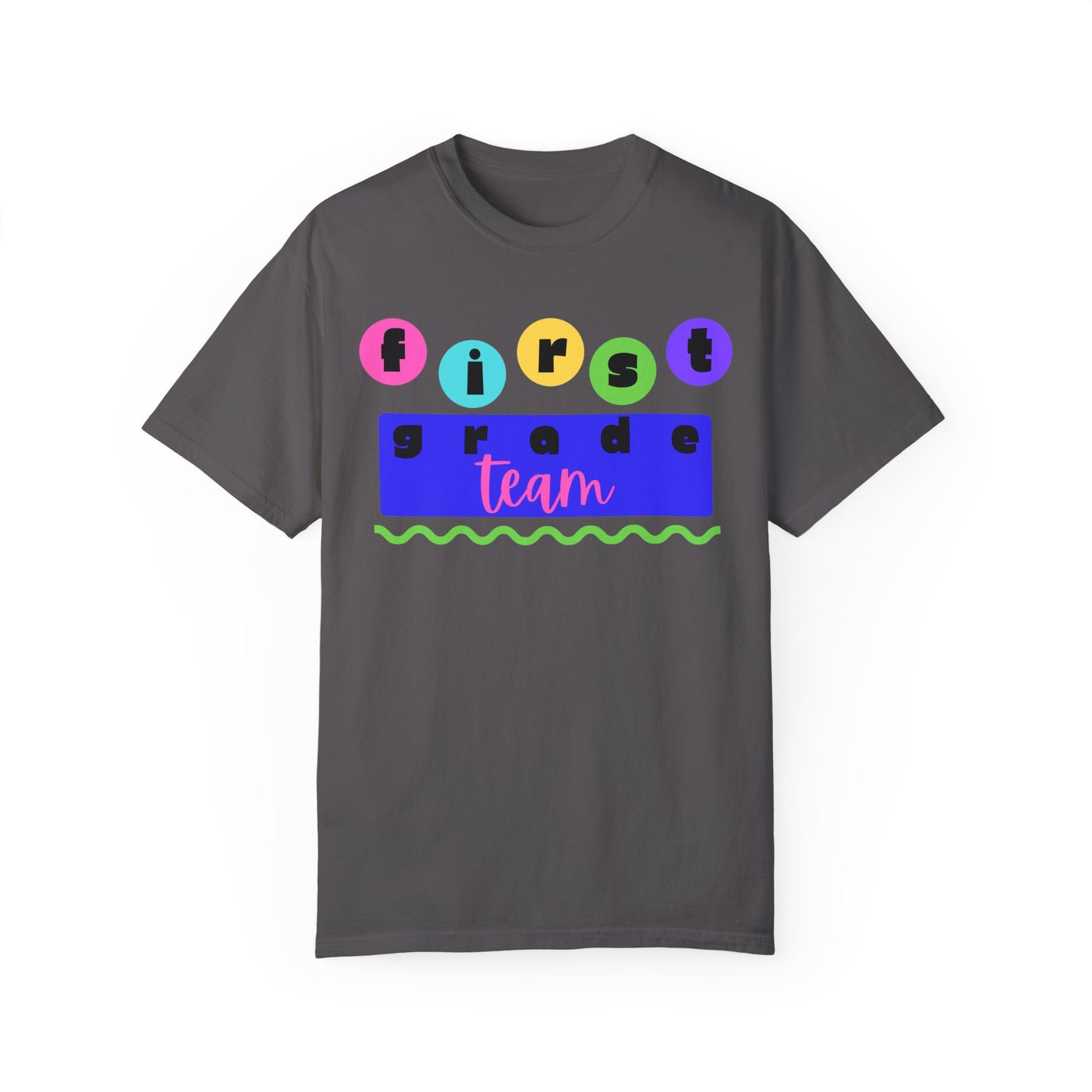 1st Grade Team Unisex Garment-Dyed T-shirt