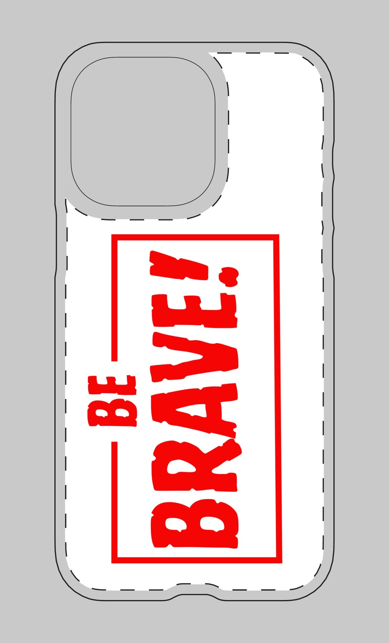 Be Brave (red ink) Tough Magnetic Cases