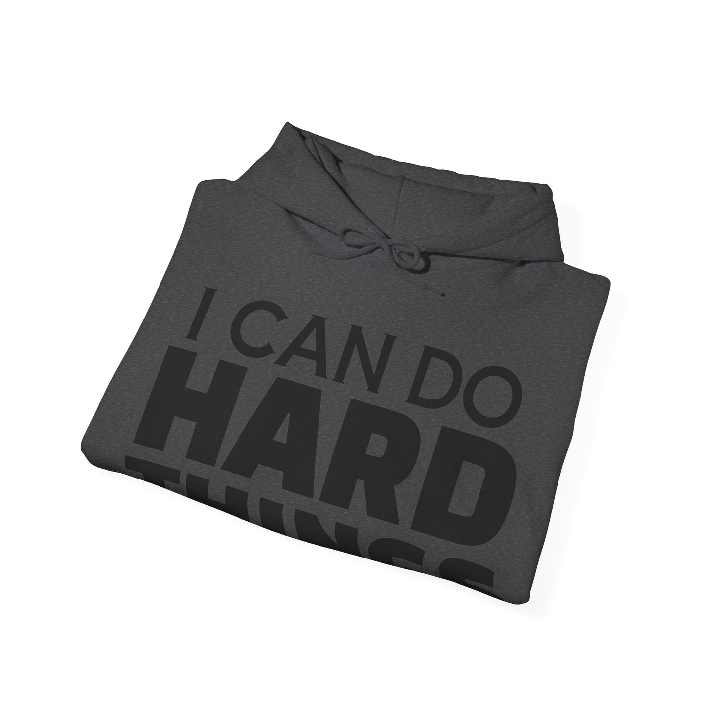 Hard Things (black ink) Unisex Heavy Blend™ Hooded Sweatshirt