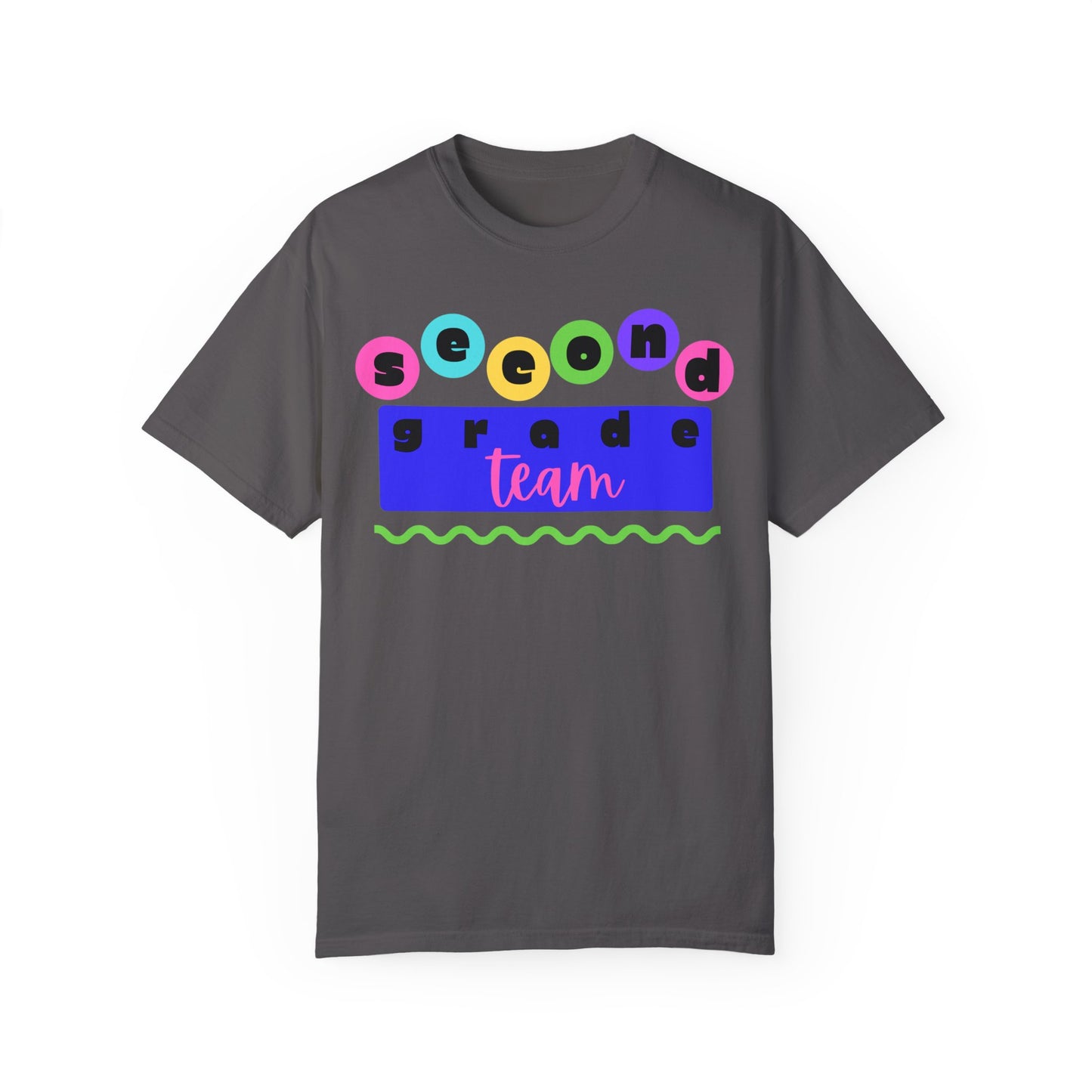 2nd Grade Team Unisex Garment-Dyed T-shirt