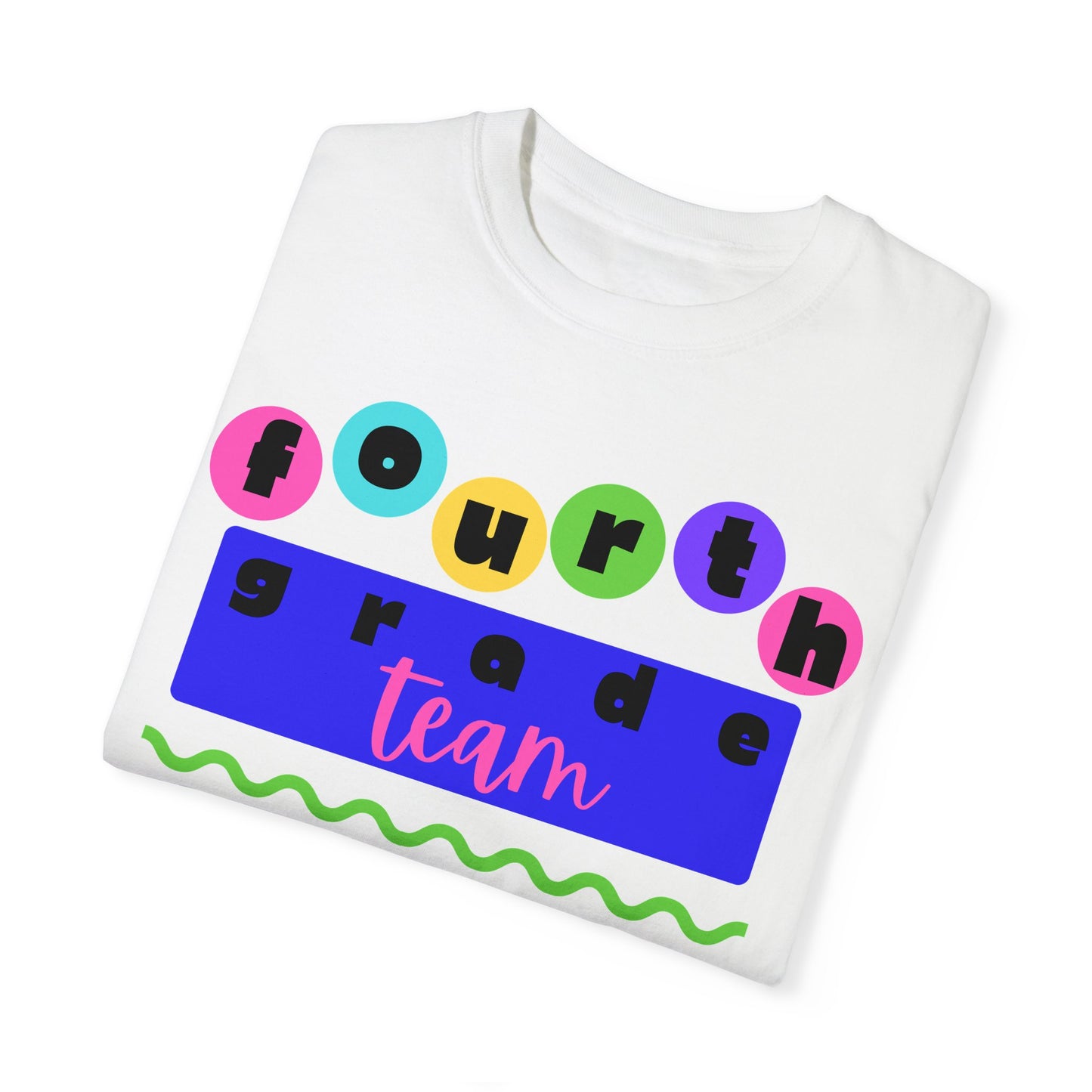 4th Grade Team Unisex Garment-Dyed T-shirt