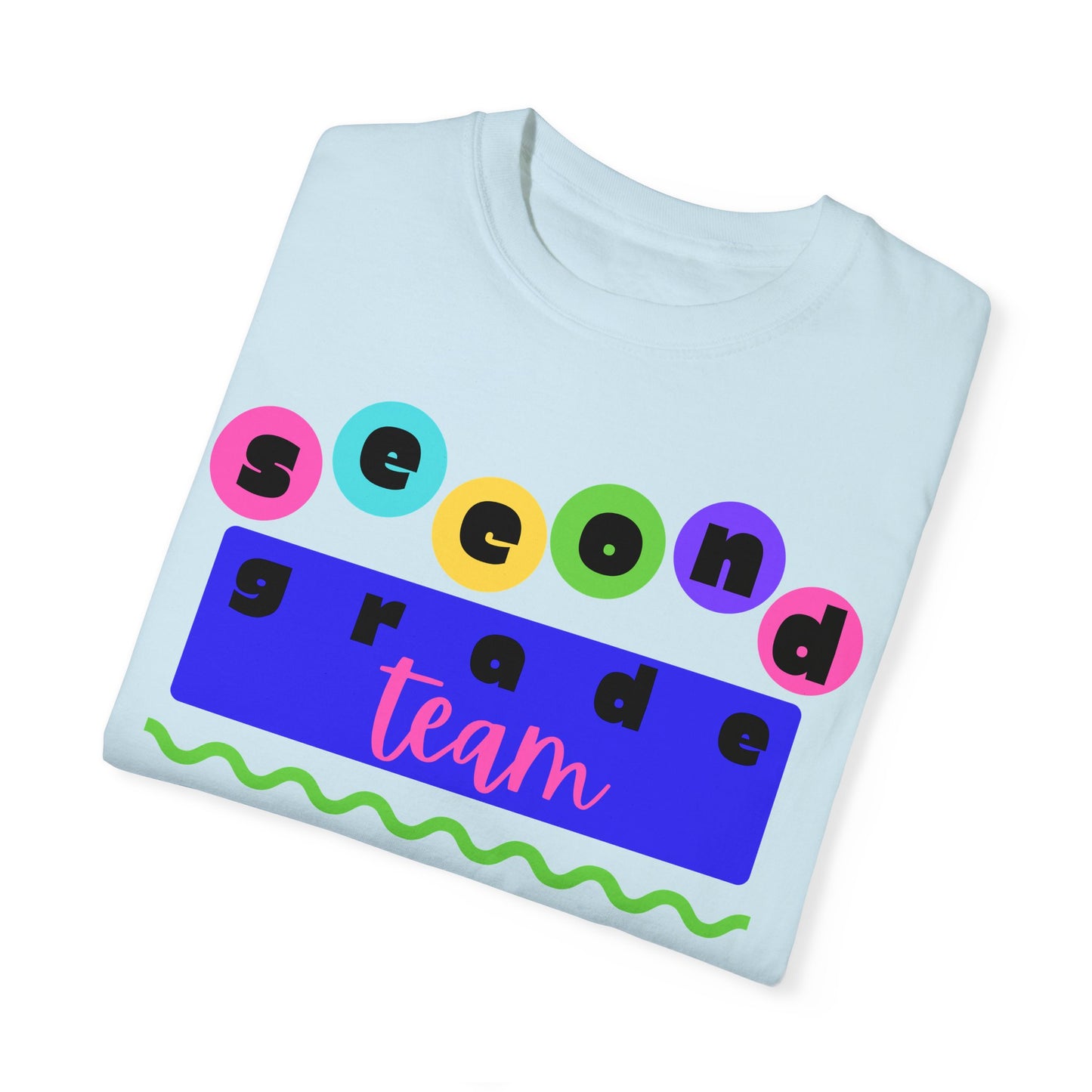 2nd Grade Team Unisex Garment-Dyed T-shirt