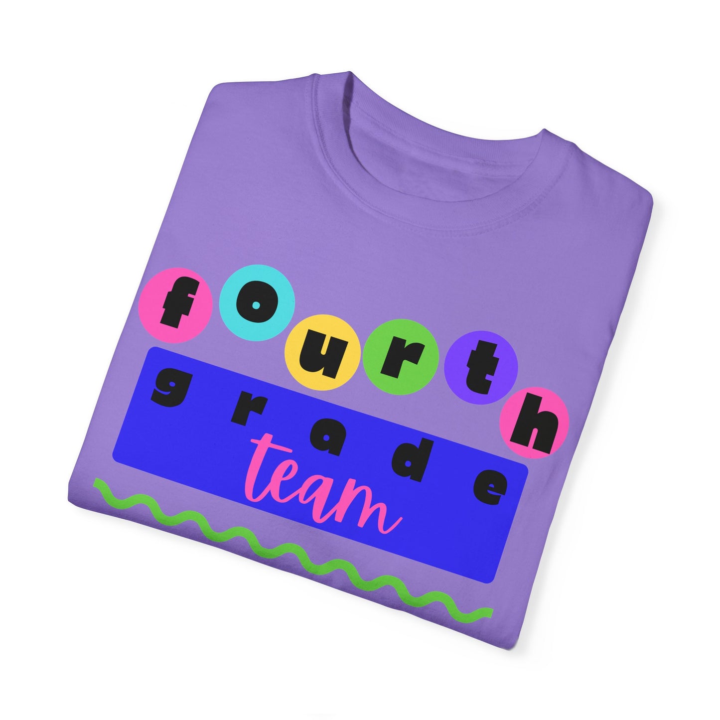 4th Grade Team Unisex Garment-Dyed T-shirt