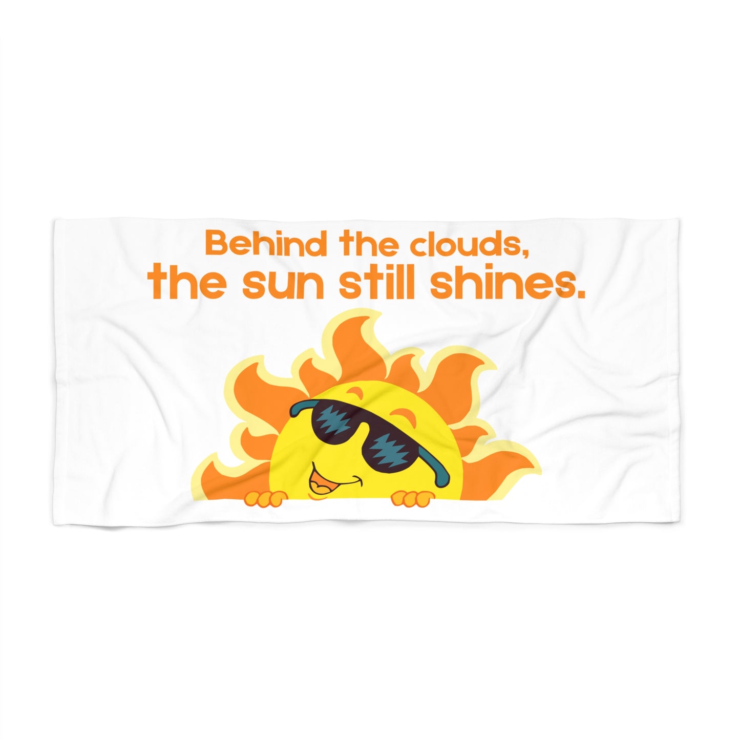 Behind the Clouds Beach Towel