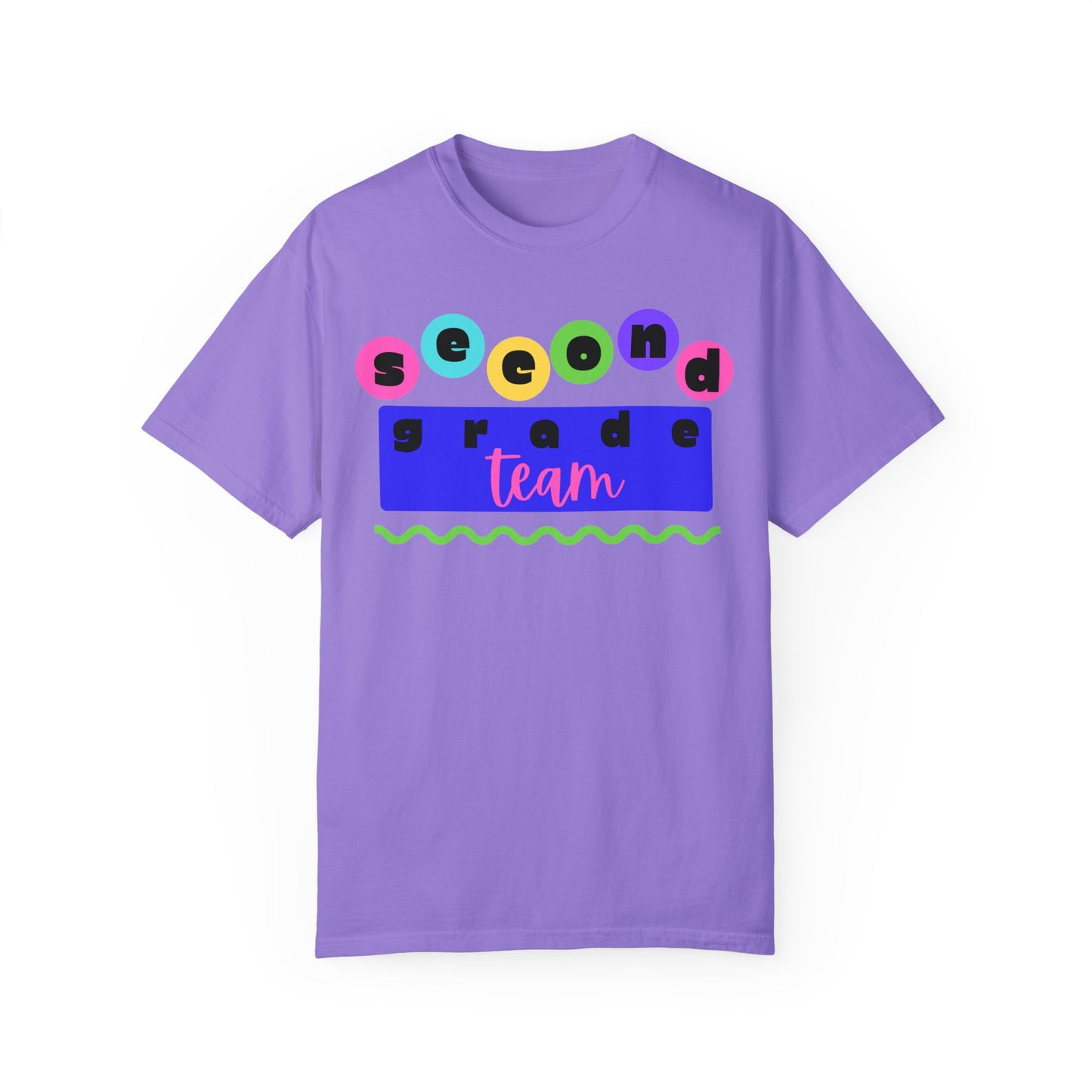 2nd Grade Team Unisex Garment-Dyed T-shirt