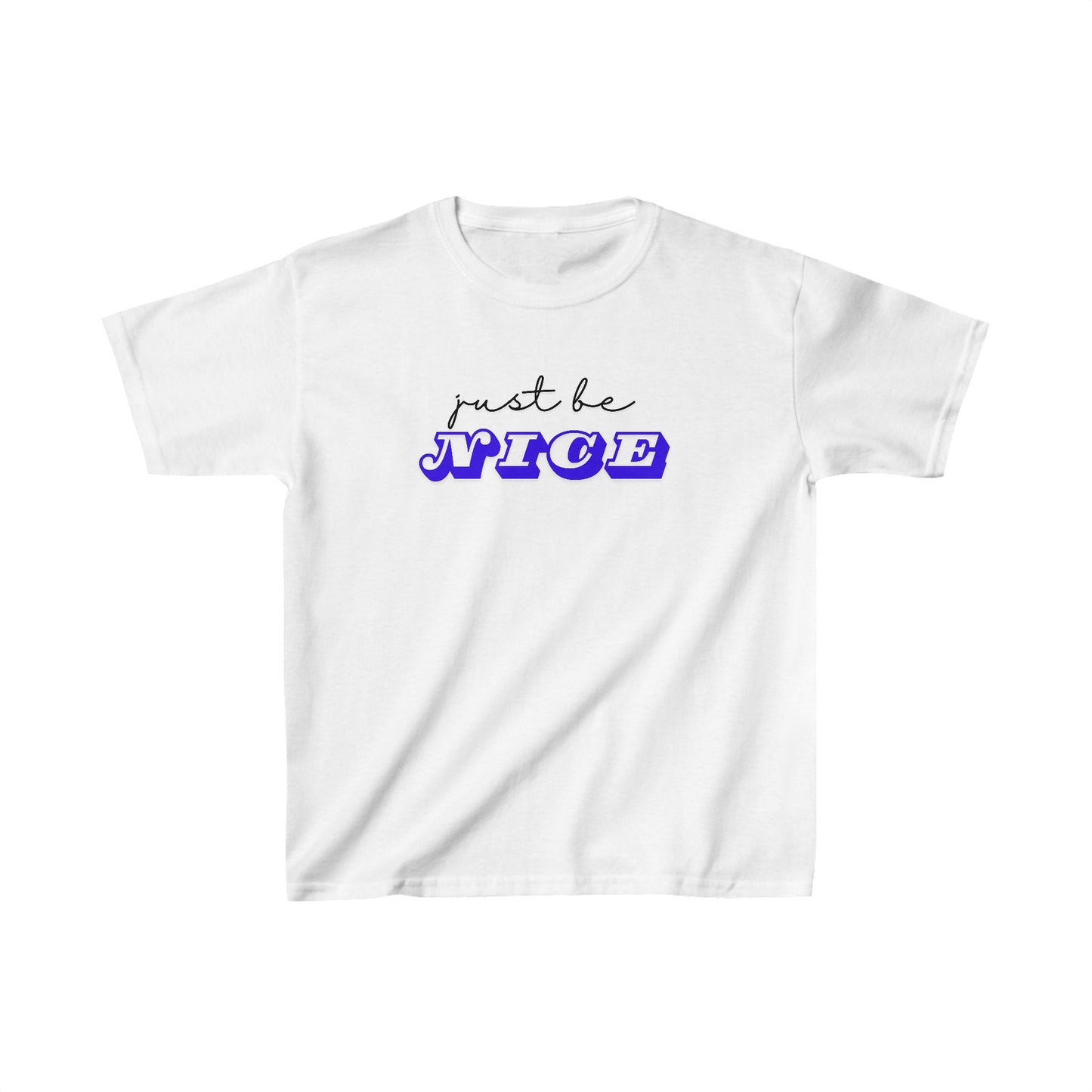 Just Be Nice (#1) Kids Heavy Cotton™ Tee