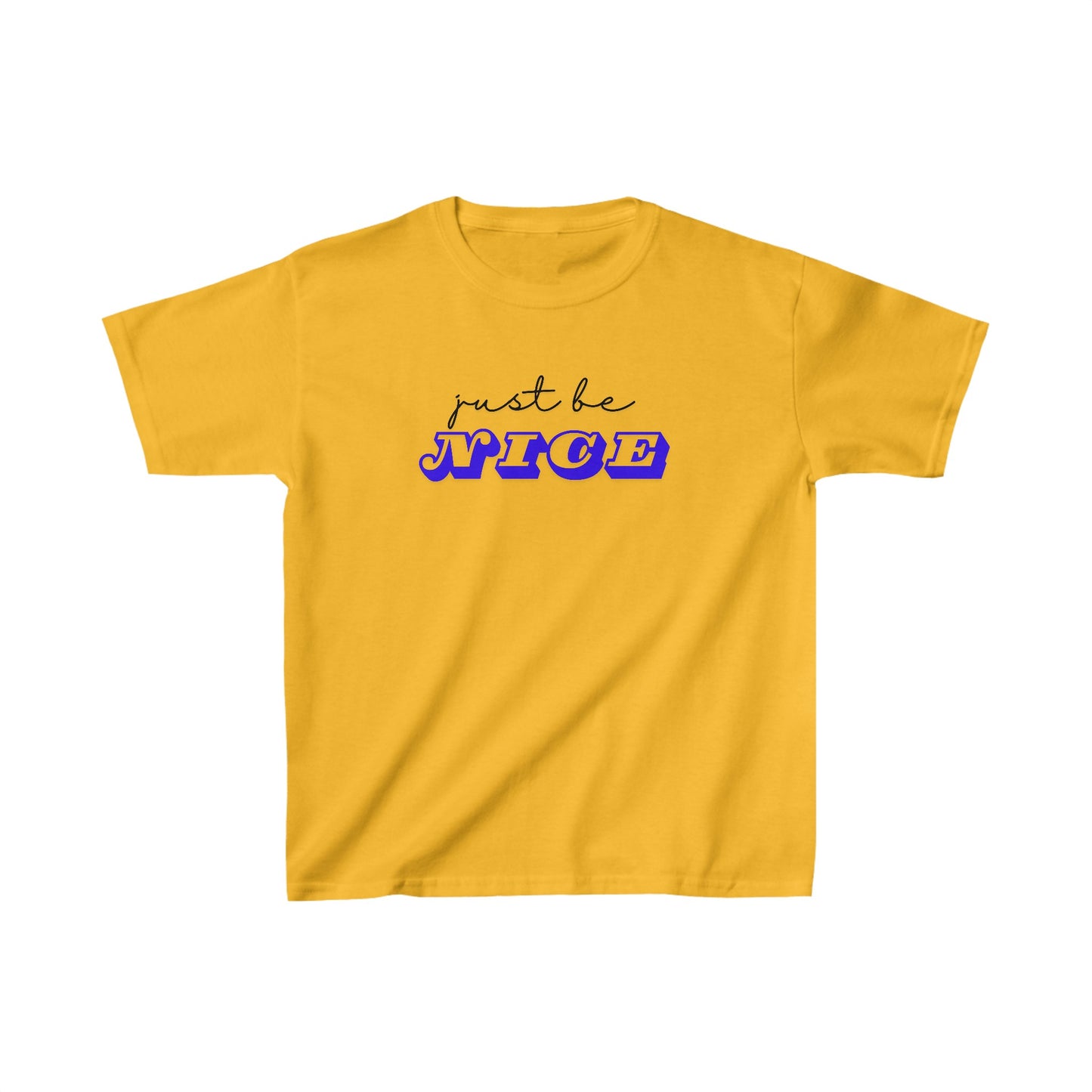 Just Be Nice (#1) Kids Heavy Cotton™ Tee