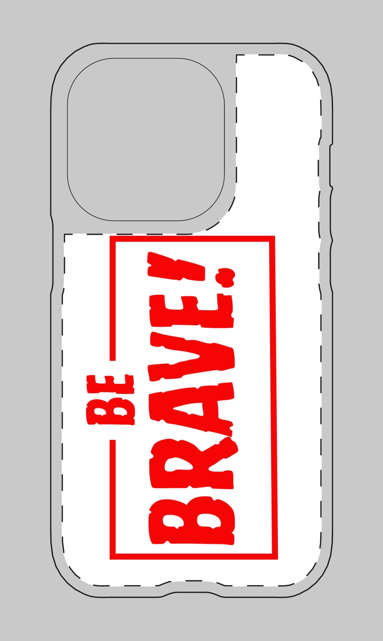 Be Brave (red ink) Tough Magnetic Cases