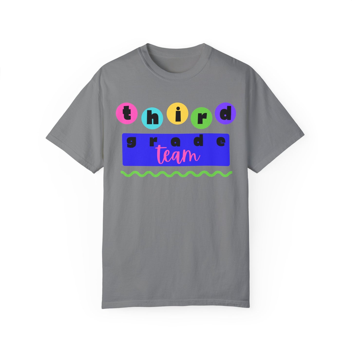 3rd Grade Team Unisex Garment-Dyed T-shirt