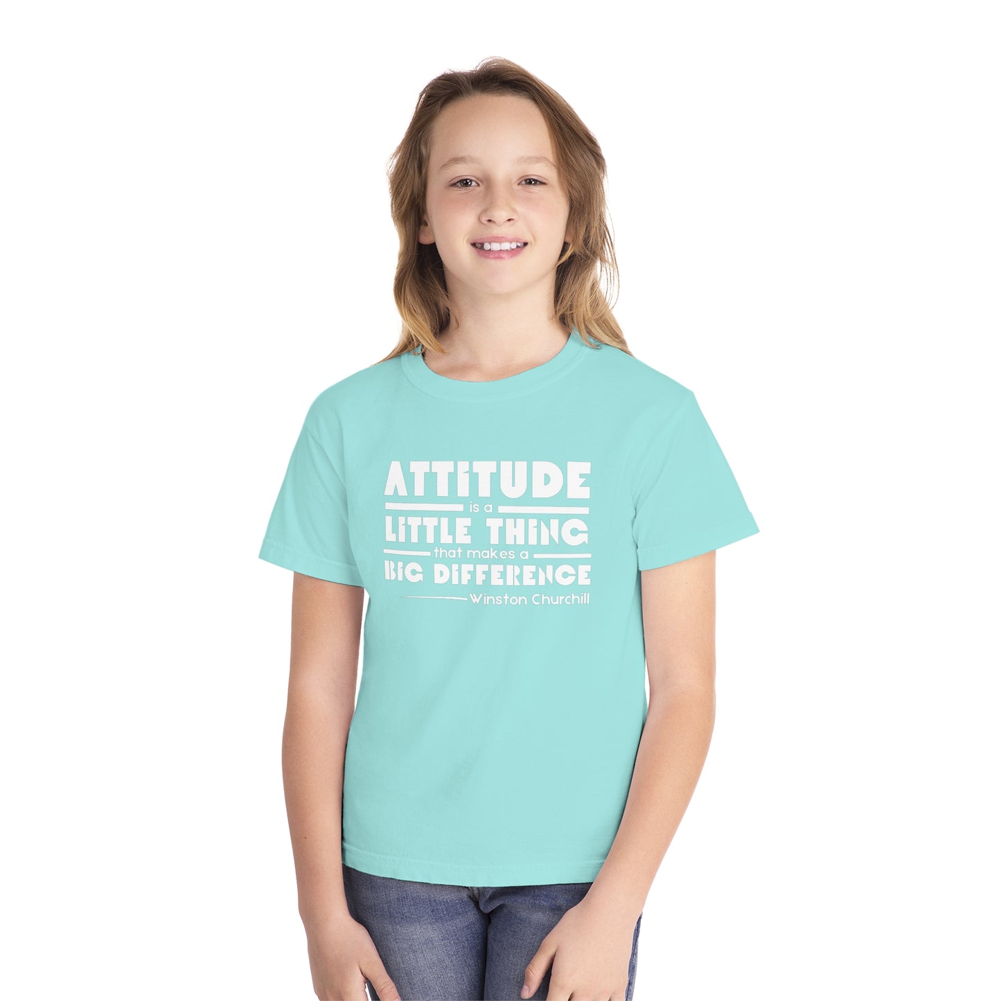 Attitude is a Little Things Youth Midweight Tee